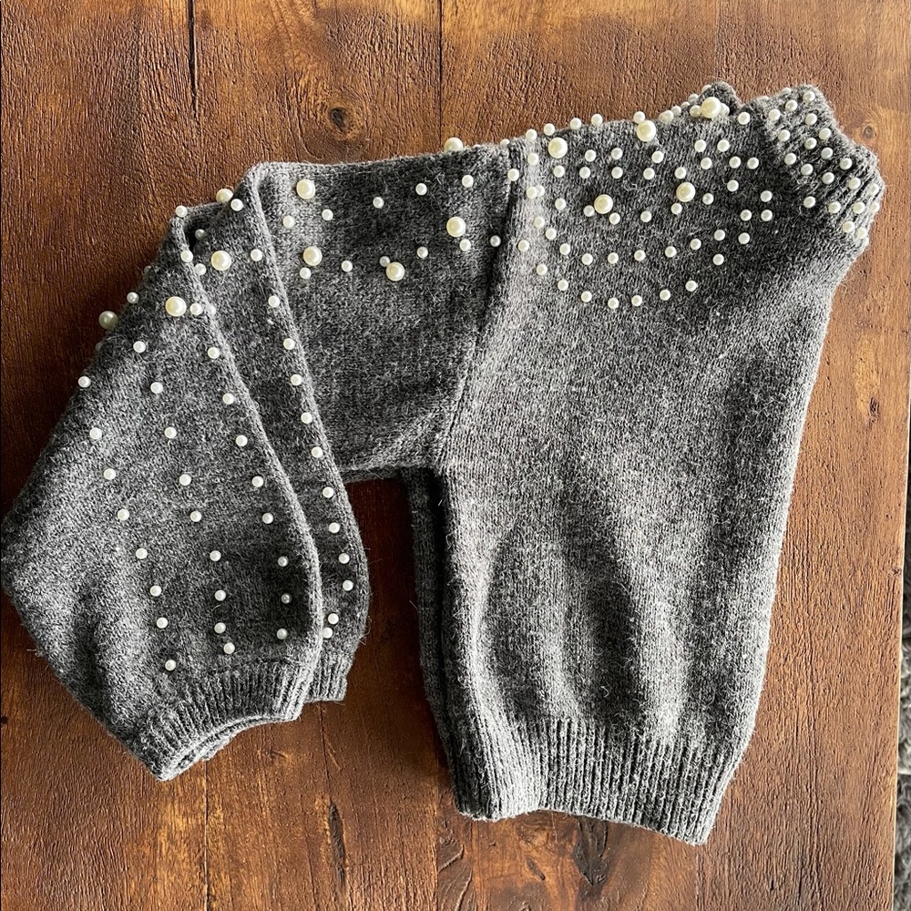 Cozy pearl sweater